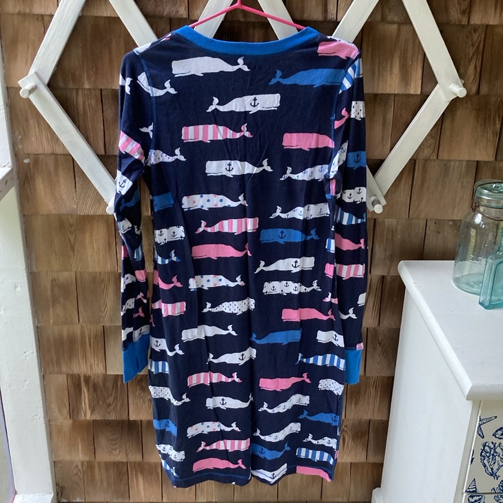 Whale Nautical Block Island Little Blue House Nightgown S/P - Picture 5 of 5